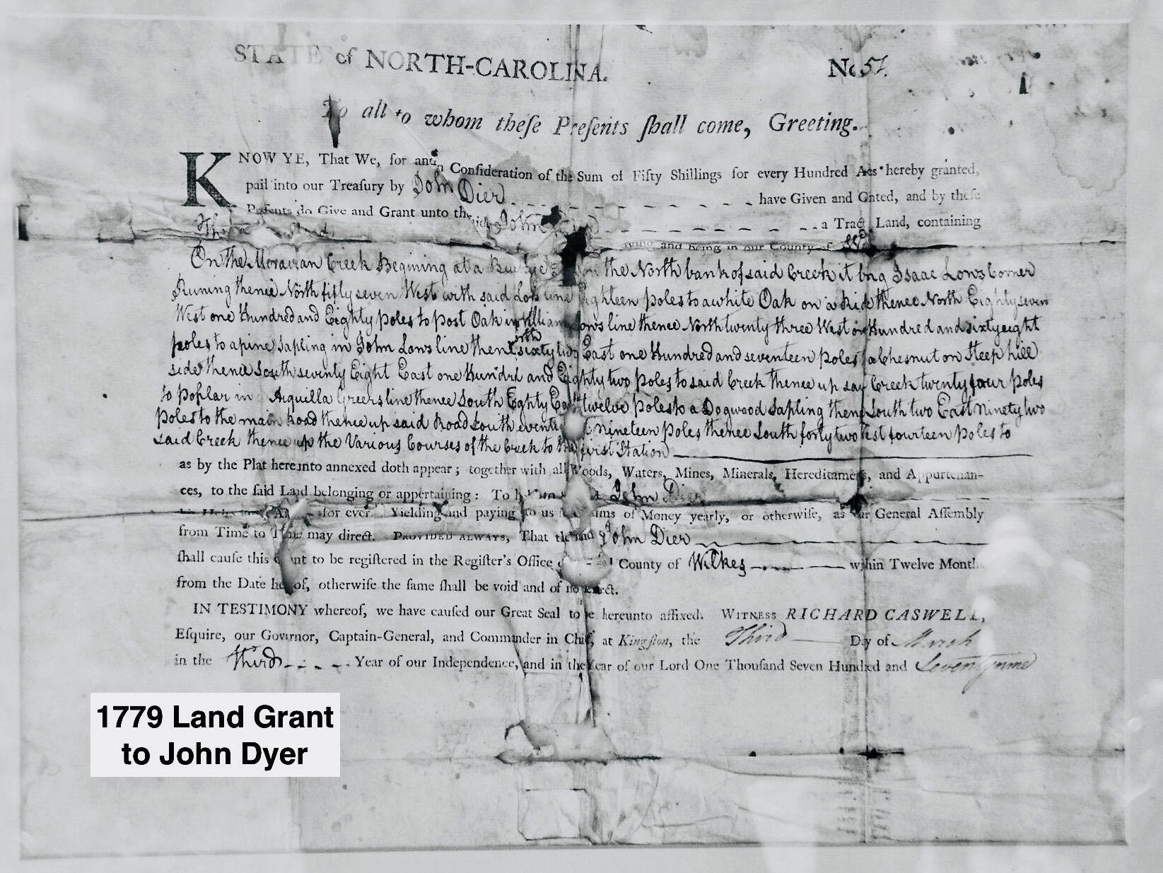 Land Grant 1779