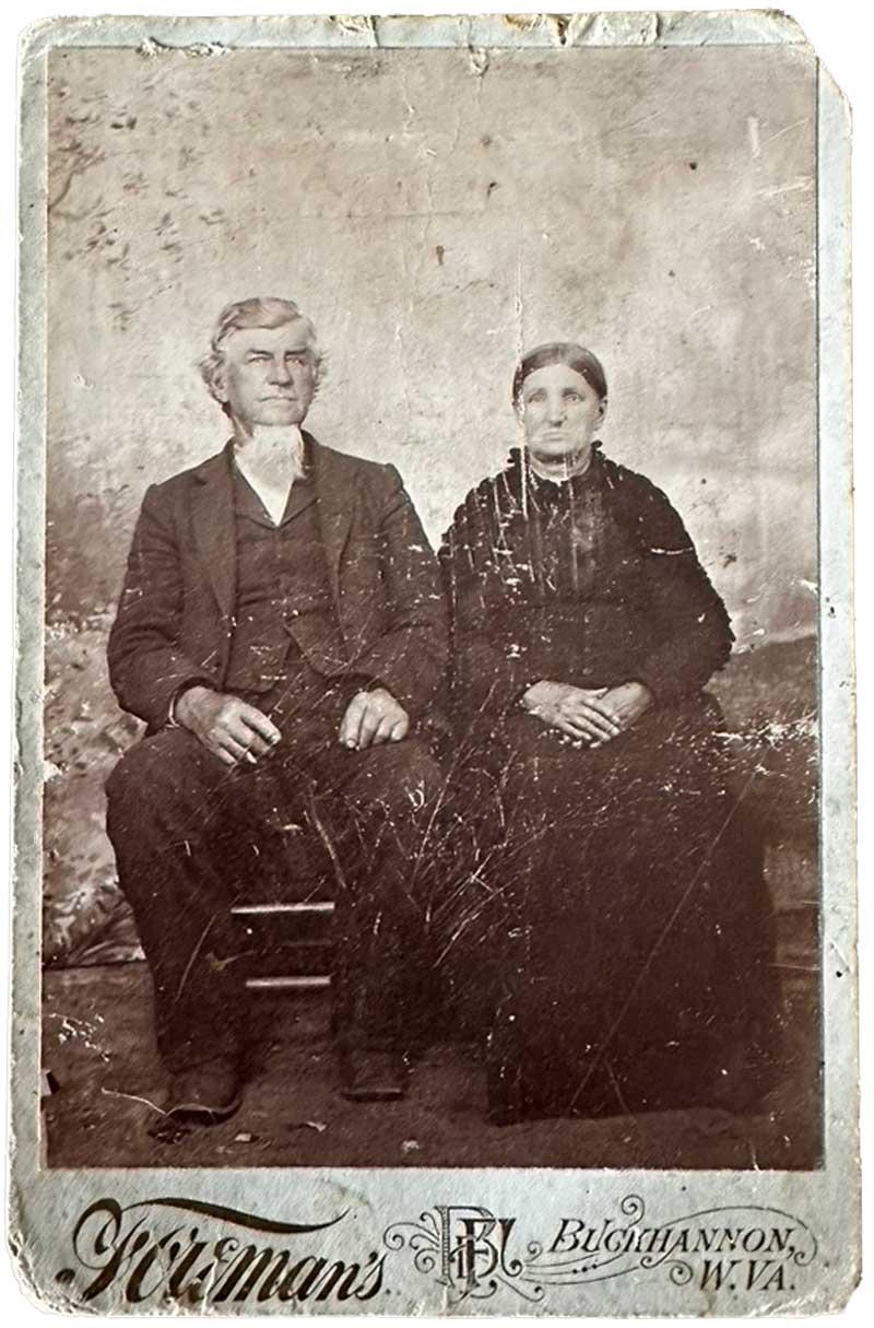 William Henry and Jane Saner Hubbard 1870s
